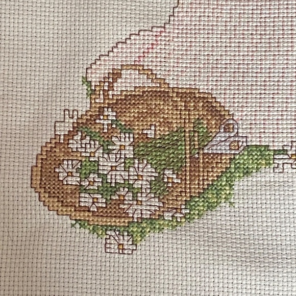 Vintage Norman Rockwell cross-Stitch. Handmade. - Picture 9 of 16